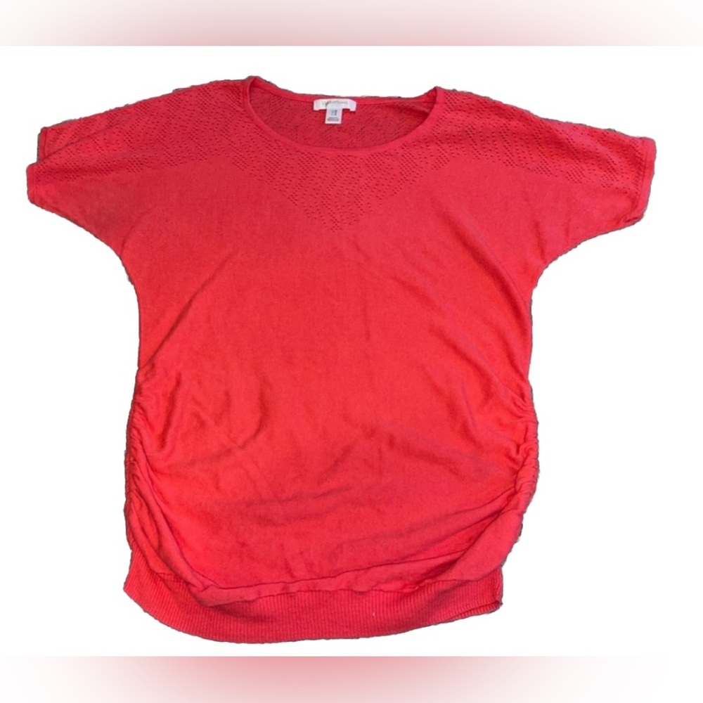 Women’s Coral Maternity Top by Motherhood Maternity Size M